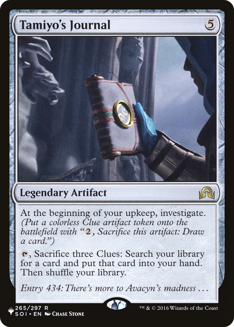 Tamiyo's Journal (PLIST-272) - The List - Premium MTG Single from Wizards of the Coast - Just $0.41! Shop now at Game Crave Tournament Store