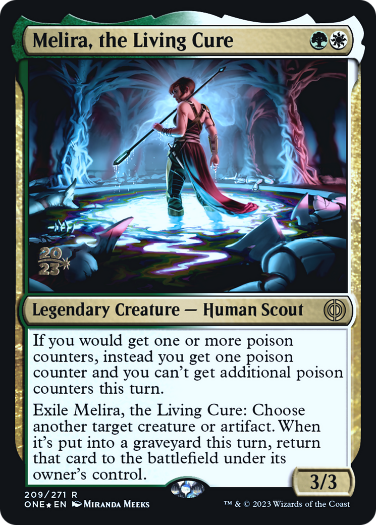 Melira, the Living Cure (PONE-209S) - Phyrexia: All Will Be One Promos Foil - Premium MTG Single from Wizards of the Coast - Just $0.10! Shop now at Game Crave Tournament Store