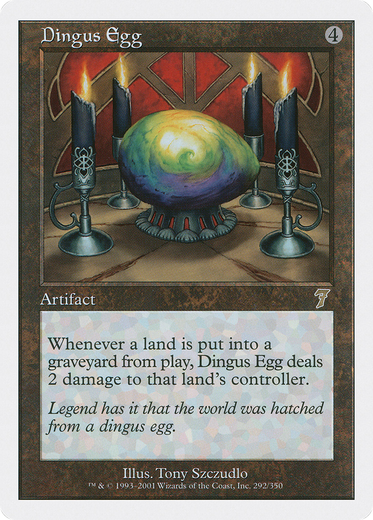 Dingus Egg (7ED-292) - Seventh Edition - Premium MTG Single from Wizards of the Coast - Just $1.67! Shop now at Game Crave Tournament Store