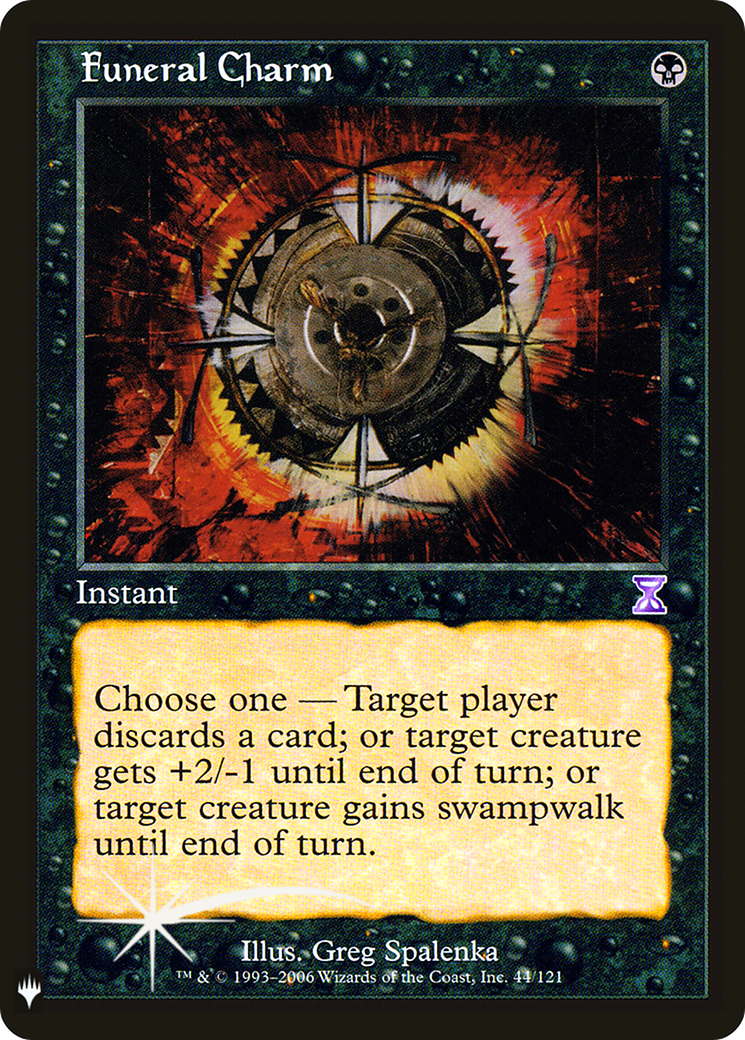 Funeral Charm (FMB1-037) - Mystery Booster Retail Edition Foils Foil - Premium MTG Single from Wizards of the Coast - Just $0.34! Shop now at Game Crave Tournament Store