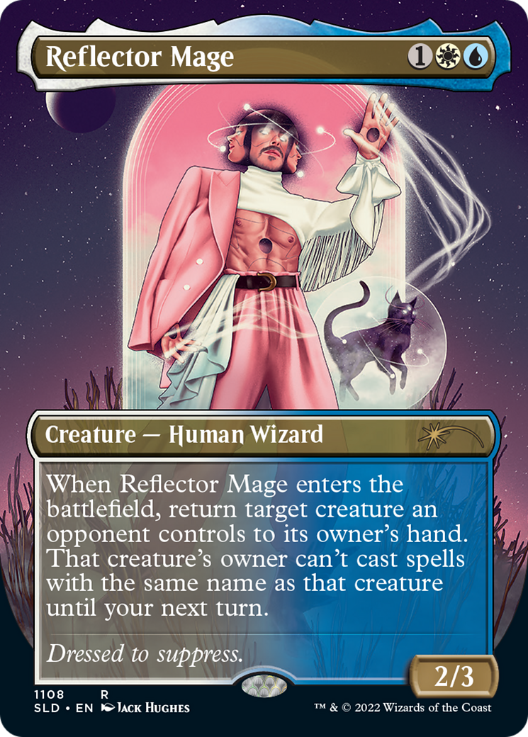 Reflector Mage (SLD-1108) - Secret Lair Drop (Borderless) - Premium MTG Single from Wizards of the Coast - Just $1.76! Shop now at Game Crave Tournament Store