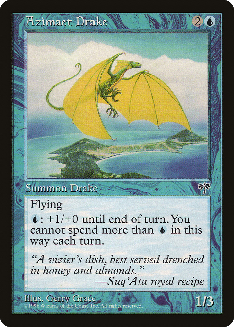 Azimaet Drake (MIR-053) - Mirage - Premium MTG Single from Wizards of the Coast - Just $0.08! Shop now at Game Crave Tournament Store