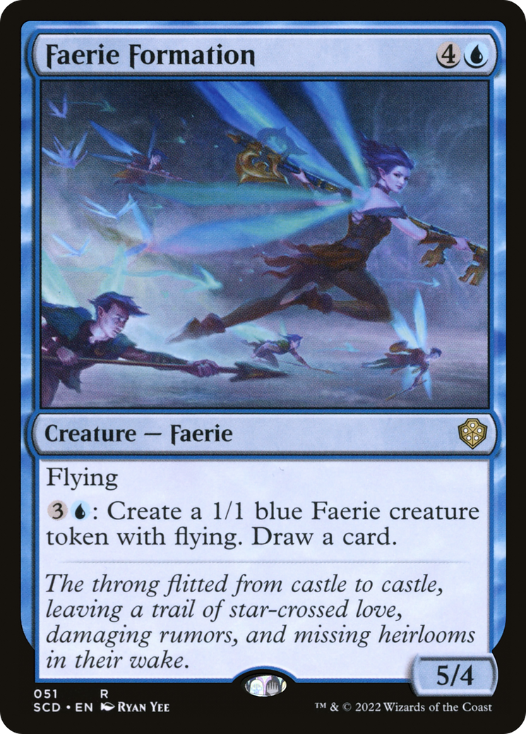 Faerie Formation (SCD-051) - Starter Commander Decks - Premium MTG Single from Wizards of the Coast - Just $0.08! Shop now at Game Crave Tournament Store