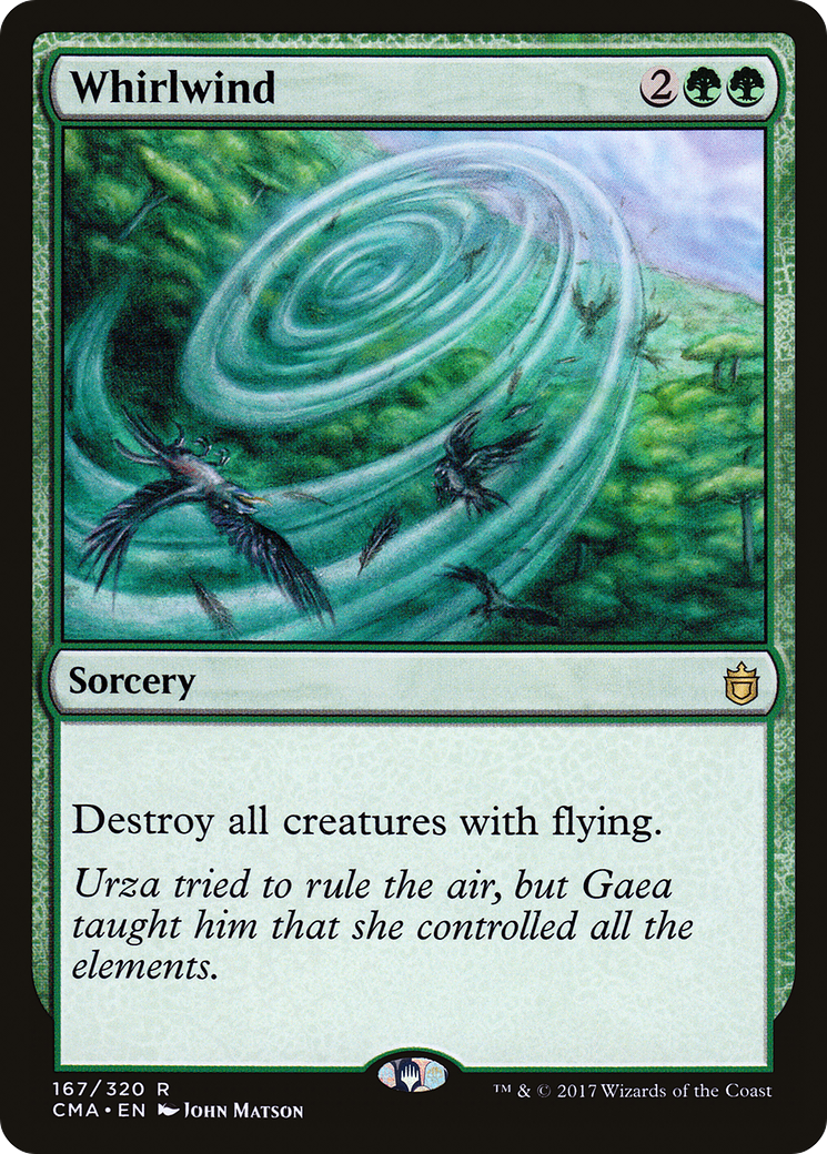 Whirlwind (CMA-167) - Commander Anthology - Premium MTG Single from Wizards of the Coast - Just $0.19! Shop now at Game Crave Tournament Store