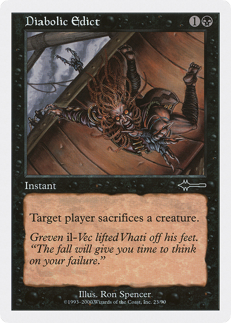 Diabolic Edict (BTD-023) - Beatdown Box Set - Premium MTG Single from Wizards of the Coast - Just $0.20! Shop now at Game Crave Tournament Store