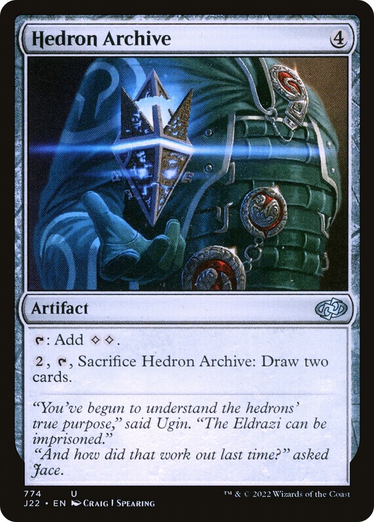 Hedron Archive (J22-774) - Jumpstart 2022 - Premium MTG Single from Wizards of the Coast - Just $0.25! Shop now at Game Crave Tournament Store