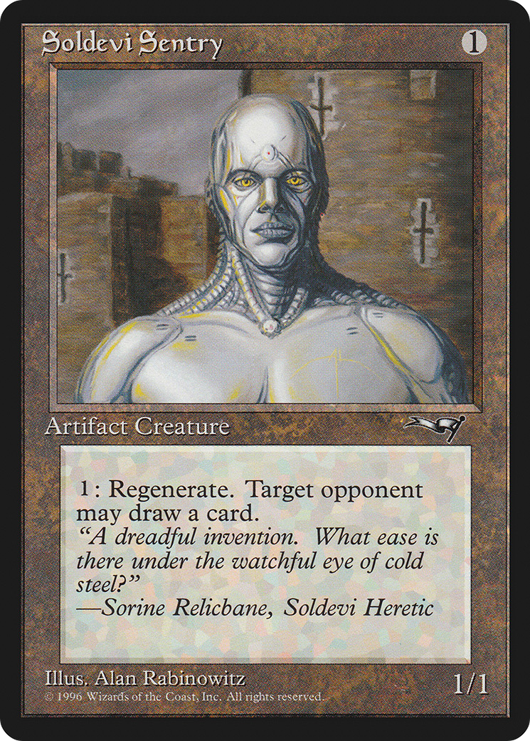 Soldevi Sentry (ALL-132A) - Alliances - Premium MTG Single from Wizards of the Coast - Just $0.25! Shop now at Game Crave Tournament Store