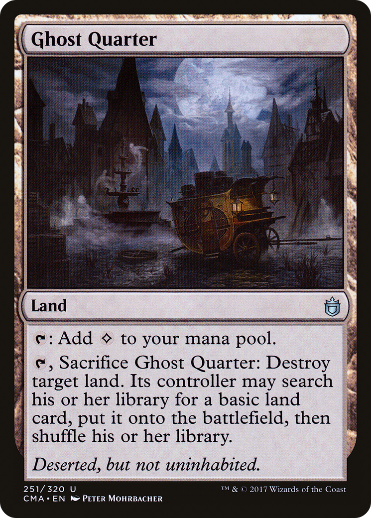 Ghost Quarter (CMA-251) - Commander Anthology - Premium MTG Single from Wizards of the Coast - Just $0.20! Shop now at Game Crave Tournament Store