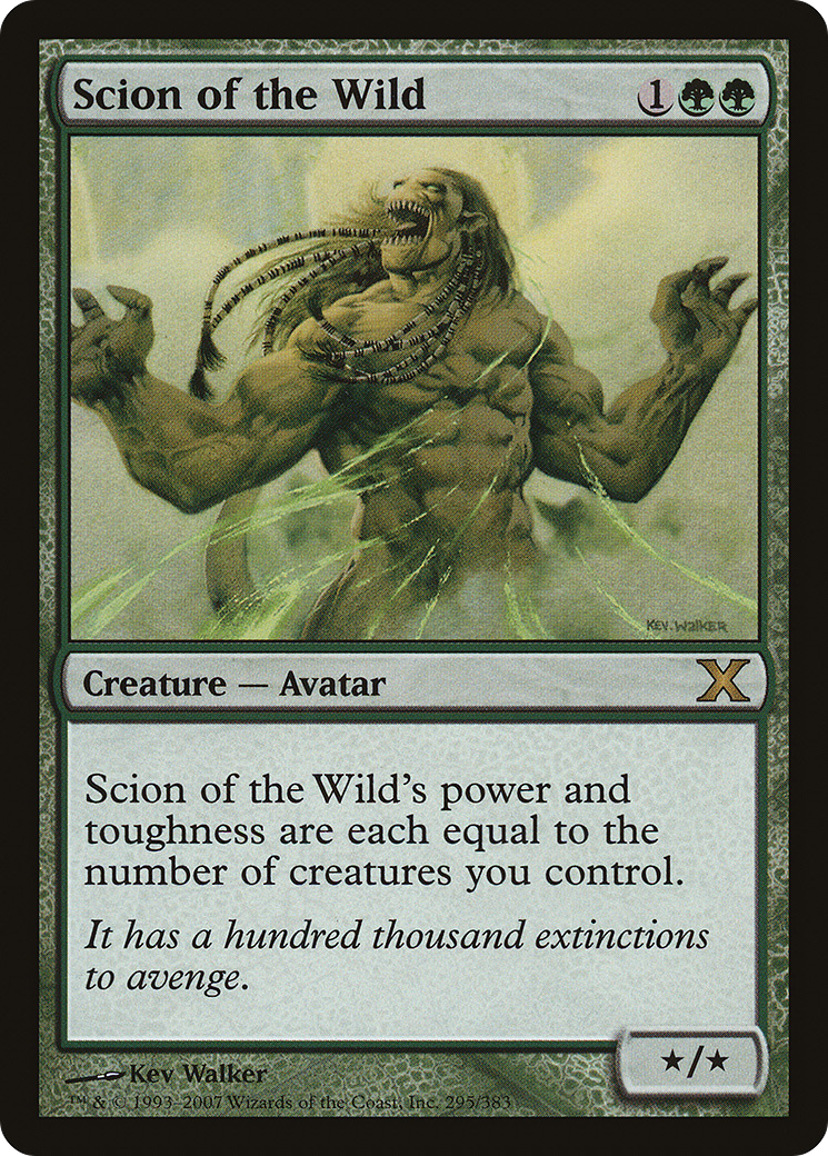 Scion of the Wild (10E-295) - Tenth Edition - Premium MTG Single from Wizards of the Coast - Just $0.11! Shop now at Game Crave Tournament Store