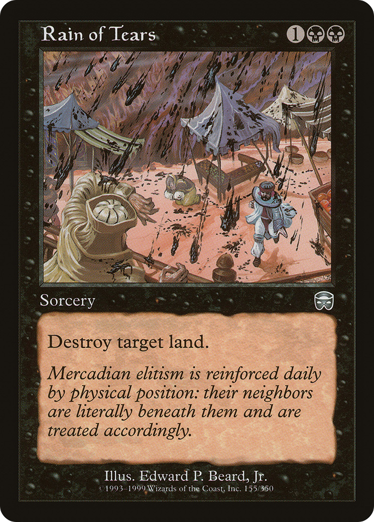 Rain of Tears (MMQ-155) - Mercadian Masques - Premium MTG Single from Wizards of the Coast - Just $0.08! Shop now at Game Crave Tournament Store