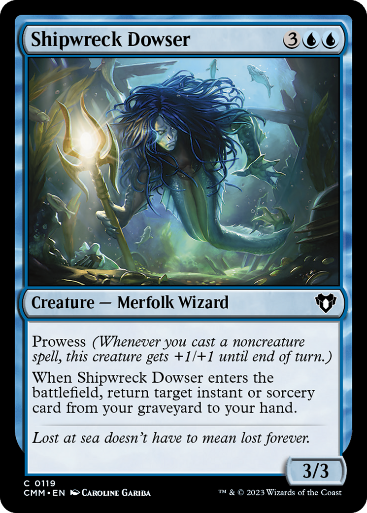 Shipwreck Dowser (CMM-119) - Commander Masters - Premium MTG Single from Wizards of the Coast - Just $0.08! Shop now at Game Crave Tournament Store