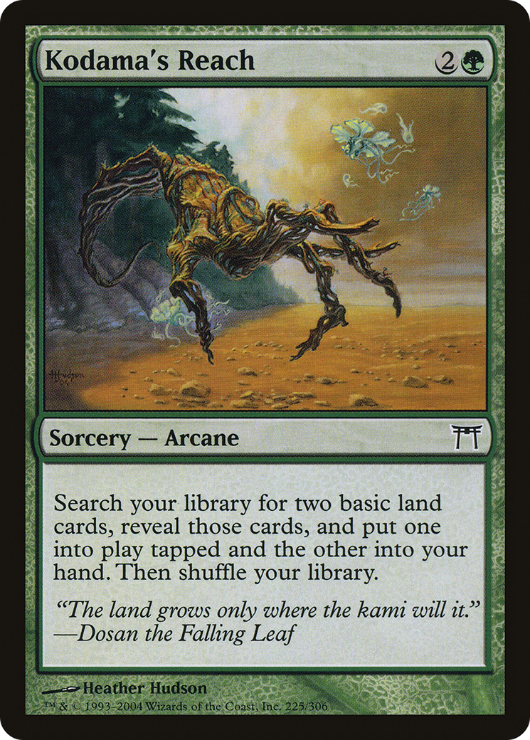 Kodama's Reach (CHK-225) - Champions of Kamigawa Foil - Premium MTG Single from Wizards of the Coast - Just $14.93! Shop now at Game Crave Tournament Store