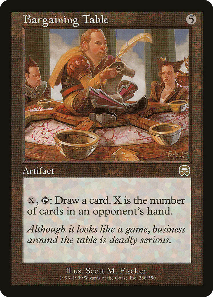 Bargaining Table (MMQ-288) - Mercadian Masques - Premium MTG Single from Wizards of the Coast - Just $0.32! Shop now at Game Crave Tournament Store