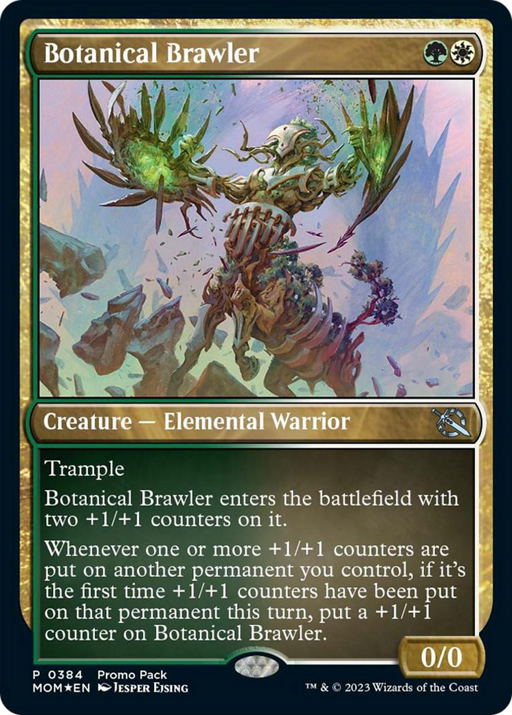 Botanical Brawler (MOM-384) - March of the Machine Foil - Premium MTG Single from Wizards of the Coast - Just $0.08! Shop now at Game Crave Tournament Store