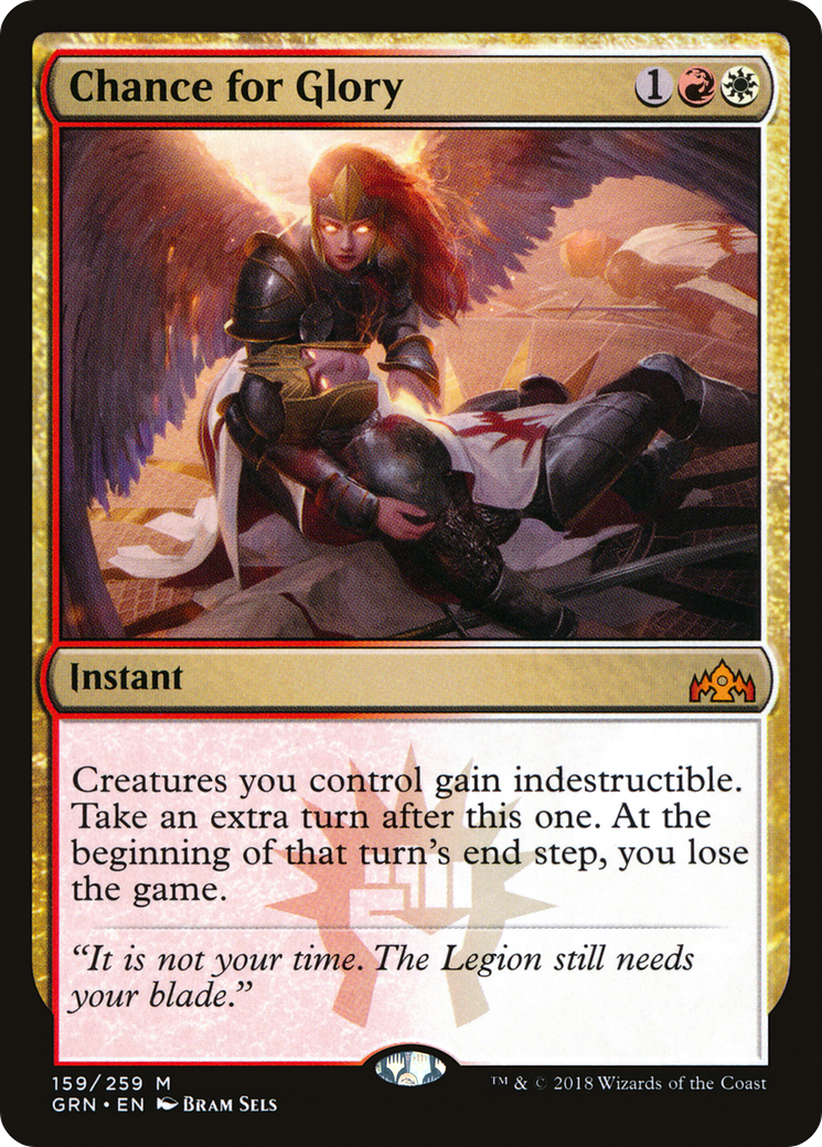 Chance for Glory (GRN-159) - Guilds of Ravnica Foil - Premium MTG Single from Wizards of the Coast - Just $3.15! Shop now at Game Crave Tournament Store