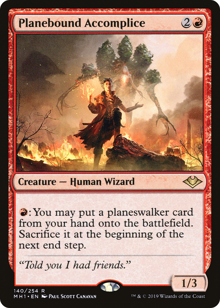 Planebound Accomplice (MH1-140) - Modern Horizons Foil - Premium MTG Single from Wizards of the Coast - Just $0.19! Shop now at Game Crave Tournament Store