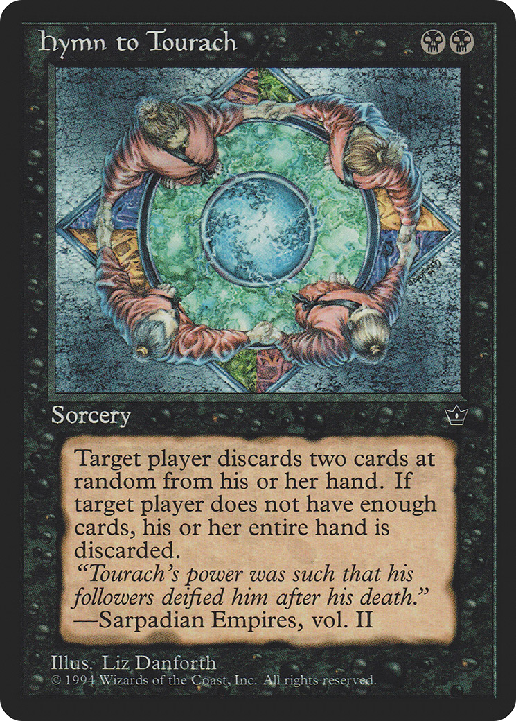 Hymn to Tourach (FEM-38B) - Fallen Empires - Premium MTG Single from Wizards of the Coast - Just $0.08! Shop now at Game Crave Tournament Store