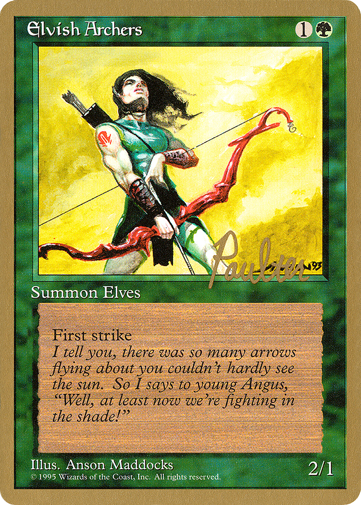 Elvish Archers (PTC-PP243) - Pro Tour Collector Set - Premium MTG Single from Wizards of the Coast - Just $0.11! Shop now at Game Crave Tournament Store
