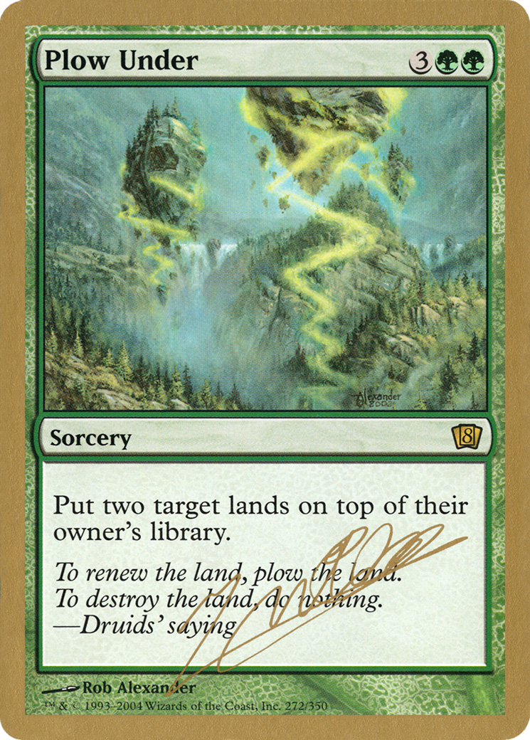 Plow Under (WC04-JN272) - World Championship Decks 2004 - Premium MTG Single from Wizards of the Coast - Just $0.36! Shop now at Game Crave Tournament Store