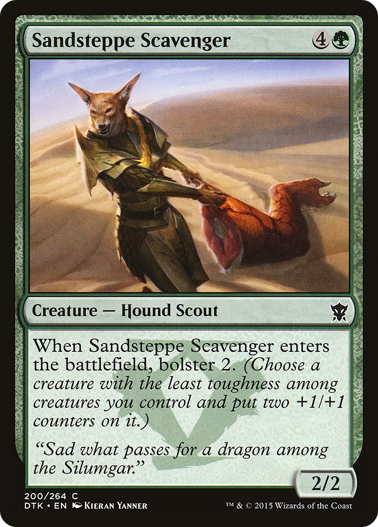 Sandsteppe Scavenger (DTK-200) - Dragons of Tarkir - Premium MTG Single from Wizards of the Coast - Just $0.08! Shop now at Game Crave Tournament Store