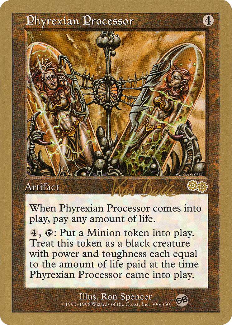 Phyrexian Processor (WC99-KB306SB) - World Championship Decks 1999 - Premium MTG Single from Wizards of the Coast - Just $0.53! Shop now at Game Crave Tournament Store