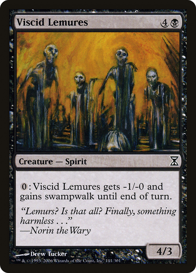 Viscid Lemures (TSP-141) - Time Spiral Foil - Premium MTG Single from Wizards of the Coast - Just $0.25! Shop now at Game Crave Tournament Store