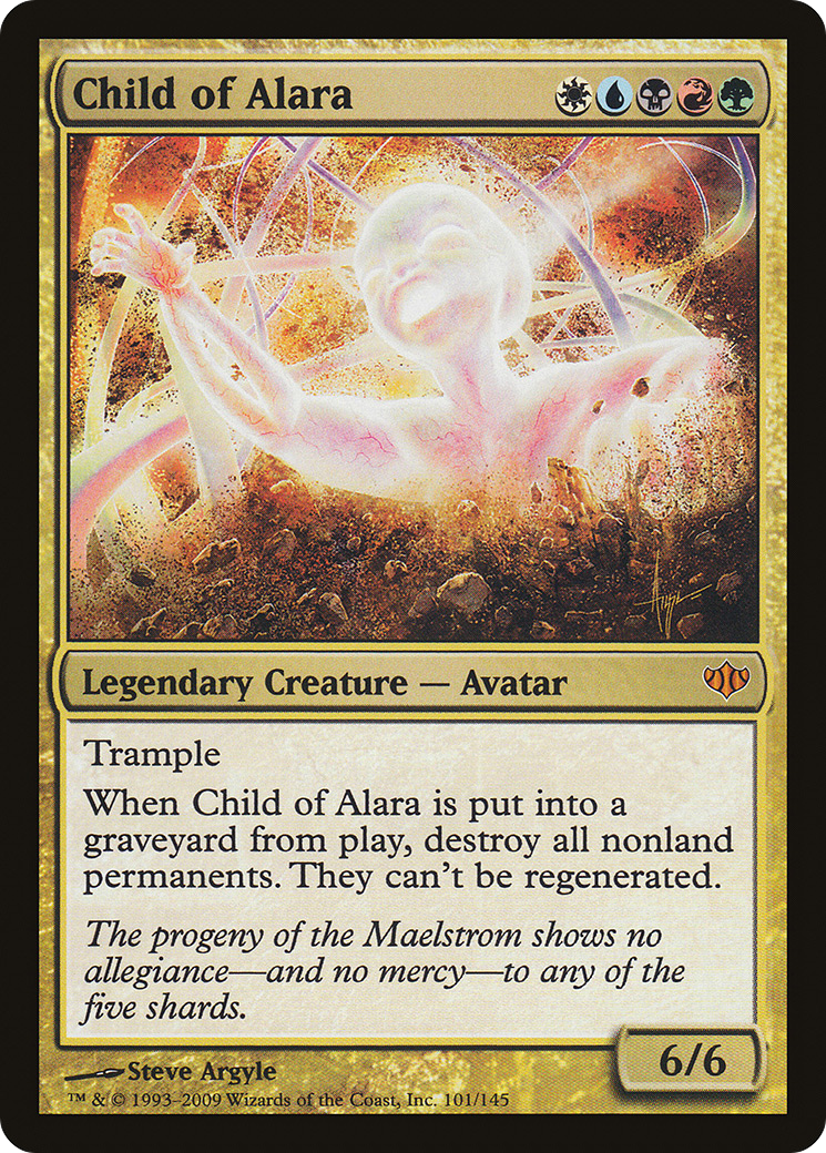 Child of Alara (CON-101) - Conflux Foil - Premium MTG Single from Wizards of the Coast - Just $11.84! Shop now at Game Crave Tournament Store
