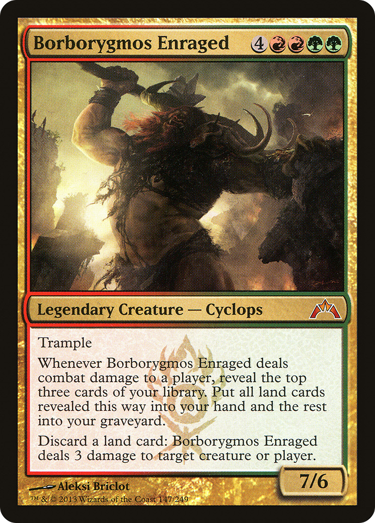 Borborygmos Enraged (GTC-147) - Gatecrash - Premium MTG Single from Wizards of the Coast - Just $0.08! Shop now at Game Crave Tournament Store