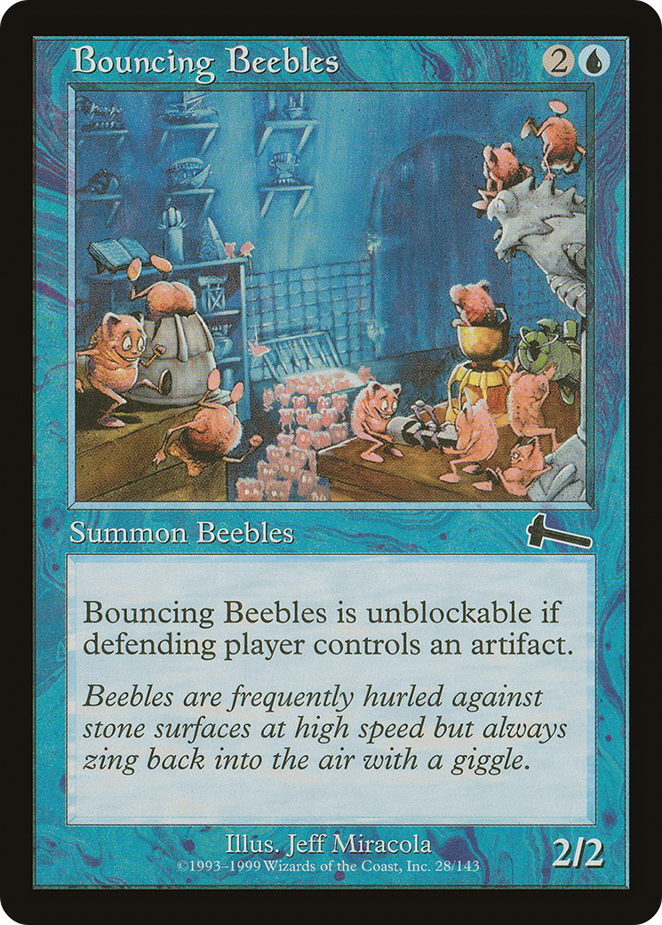 Bouncing Beebles (ULG-028) - Urza's Legacy - Premium MTG Single from Wizards of the Coast - Just $0.08! Shop now at Game Crave Tournament Store
