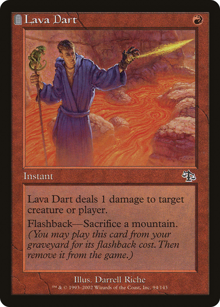 Lava Dart (JUD-094) - Judgment: (tombstone) Foil - Premium MTG Single from Wizards of the Coast - Just $7.96! Shop now at Game Crave Tournament Store