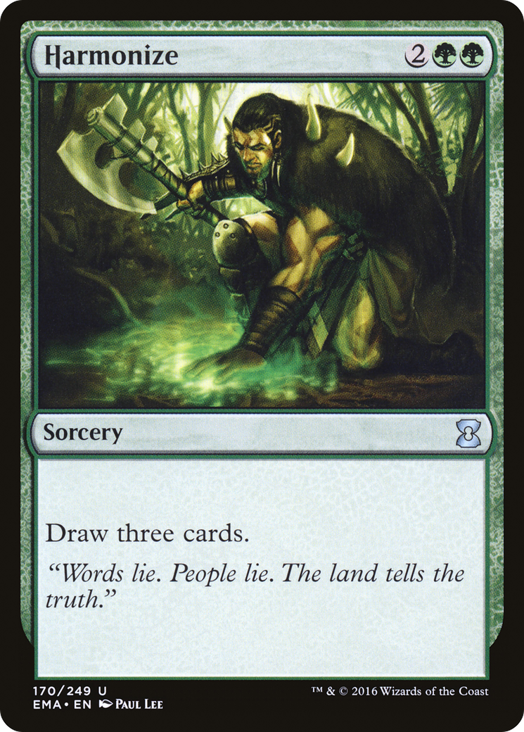 Harmonize (EMA-170) - Eternal Masters Foil - Premium MTG Single from Wizards of the Coast - Just $0.75! Shop now at Game Crave Tournament Store