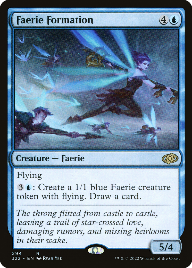 Faerie Formation (J22-294) - Jumpstart 2022 - Premium MTG Single from Wizards of the Coast - Just $0.08! Shop now at Game Crave Tournament Store