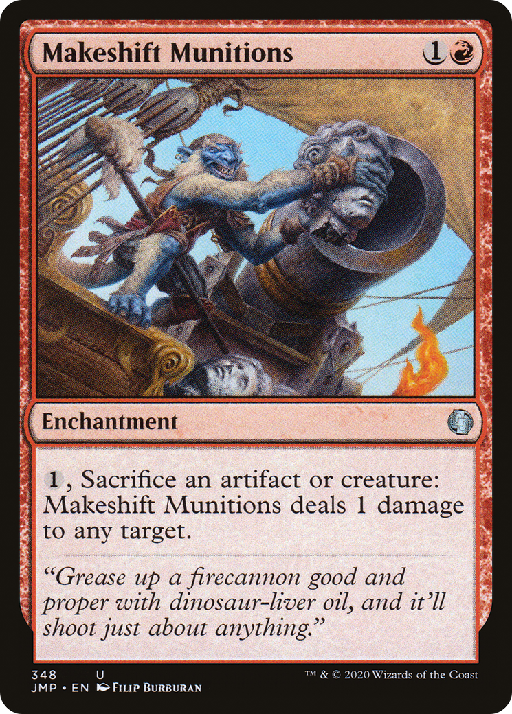 Makeshift Munitions (JMP-348) - Jumpstart - Premium MTG Single from Wizards of the Coast - Just $0.08! Shop now at Game Crave Tournament Store
