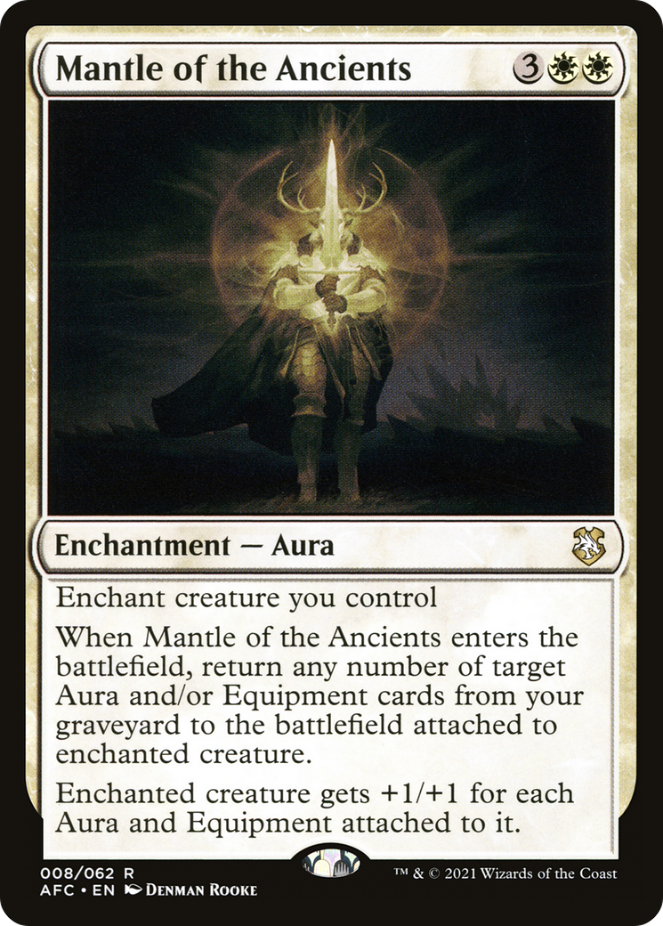 Mantle of the Ancients (AFC-008) - Forgotten Realms Commander - Premium MTG Single from Wizards of the Coast - Just $0.36! Shop now at Game Crave Tournament Store