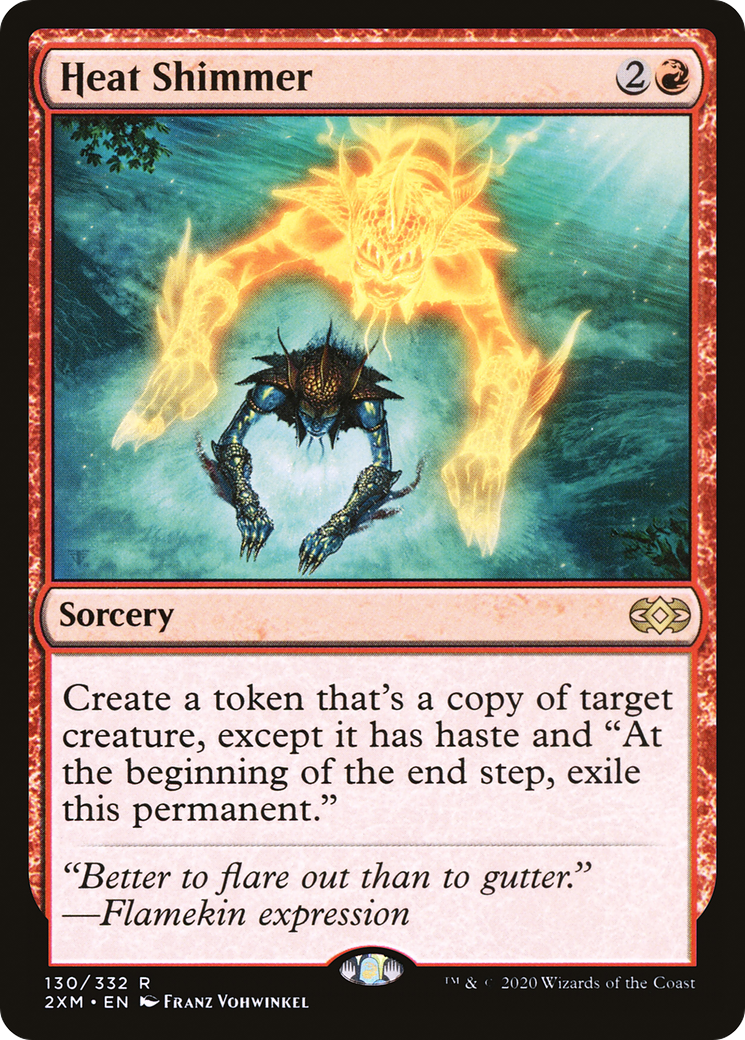 Heat Shimmer (2XM-130) - Double Masters - Premium MTG Single from Wizards of the Coast - Just $9.22! Shop now at Game Crave Tournament Store