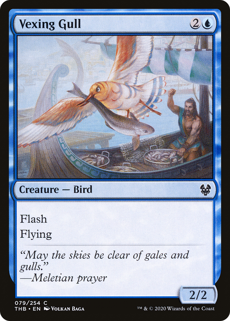 Vexing Gull (THB-079) - Theros Beyond Death - Premium MTG Single from Wizards of the Coast - Just $0.08! Shop now at Game Crave Tournament Store