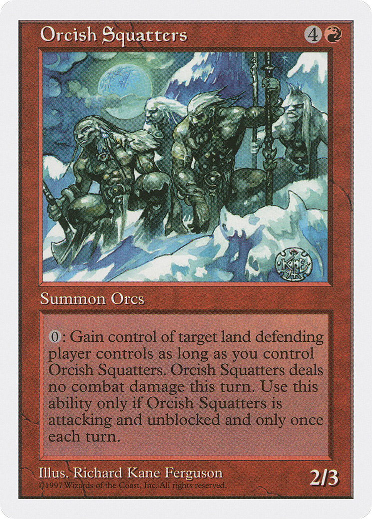 Orcish Squatters (5ED-258) - Fifth Edition - Premium MTG Single from Wizards of the Coast - Just $0.09! Shop now at Game Crave Tournament Store