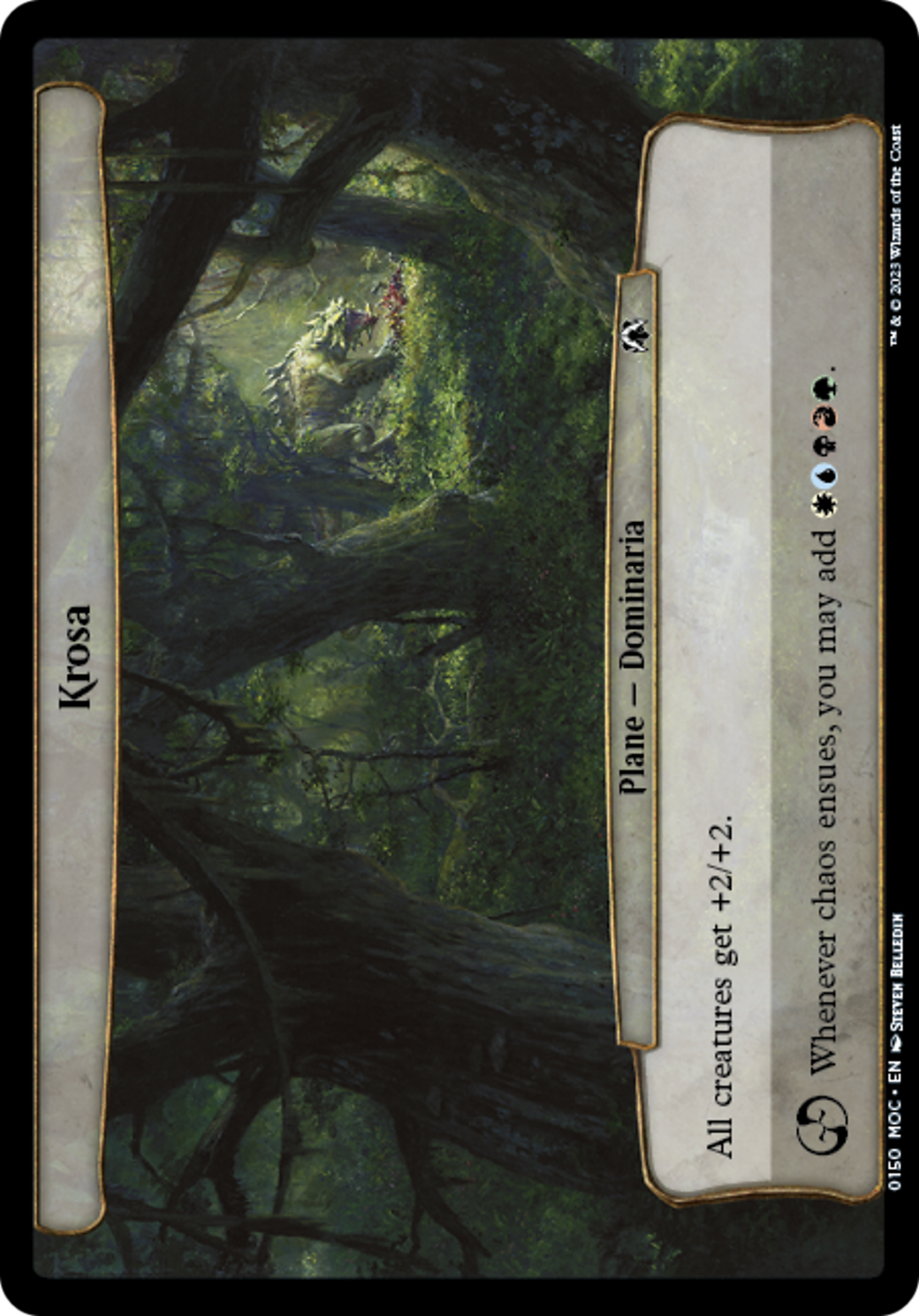 Krosa (MOC-150) - March of the Machine Commander - Premium MTG Single from Wizards of the Coast - Just $0.10! Shop now at Game Crave Tournament Store