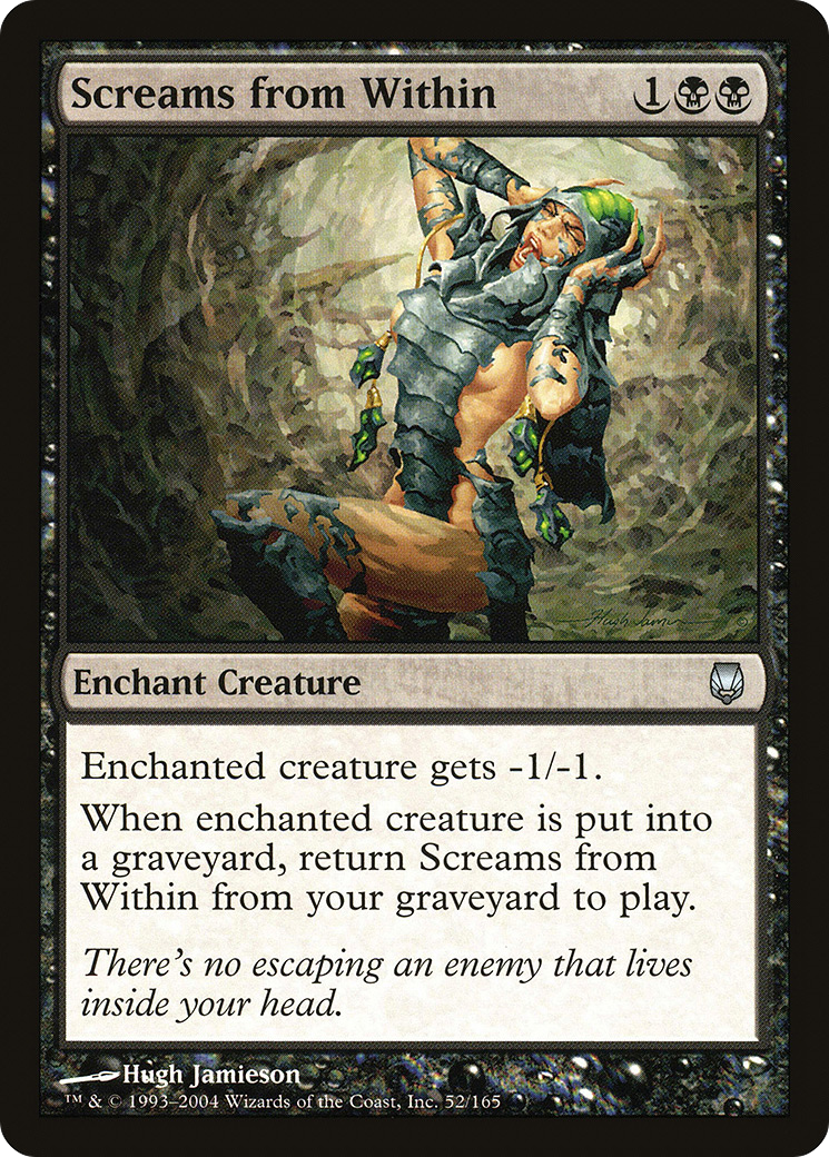 Screams from Within (DST-052) - Darksteel Foil - Premium MTG Single from Wizards of the Coast - Just $4.32! Shop now at Game Crave Tournament Store