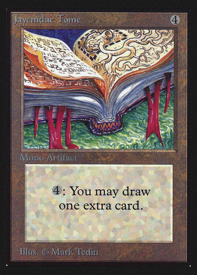 Jayemdae Tome (CED-255) - Collectors' Edition - Premium MTG Single from Wizards of the Coast - Just $9.60! Shop now at Game Crave Tournament Store