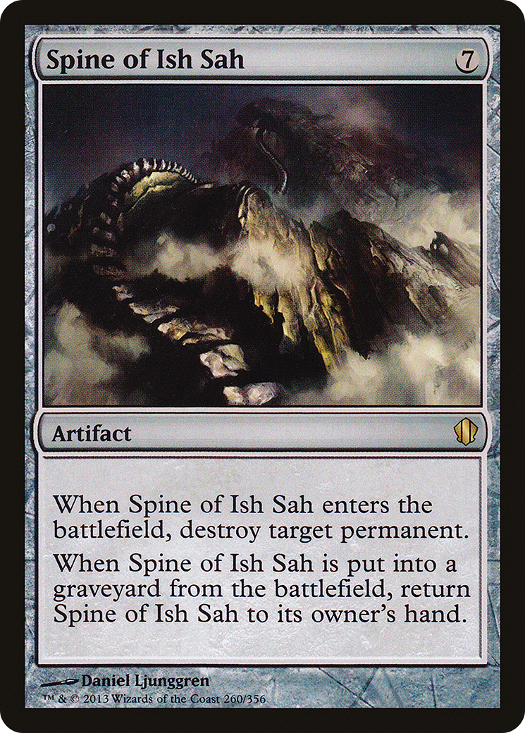 Spine of Ish Sah (C13-260) - Commander 2013 - Premium MTG Single from Wizards of the Coast - Just $0.25! Shop now at Game Crave Tournament Store
