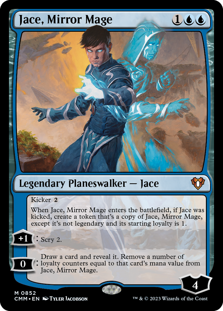 Jace, Mirror Mage (CMM-852) - Commander Masters - Premium MTG Single from Wizards of the Coast - Just $0.08! Shop now at Game Crave Tournament Store