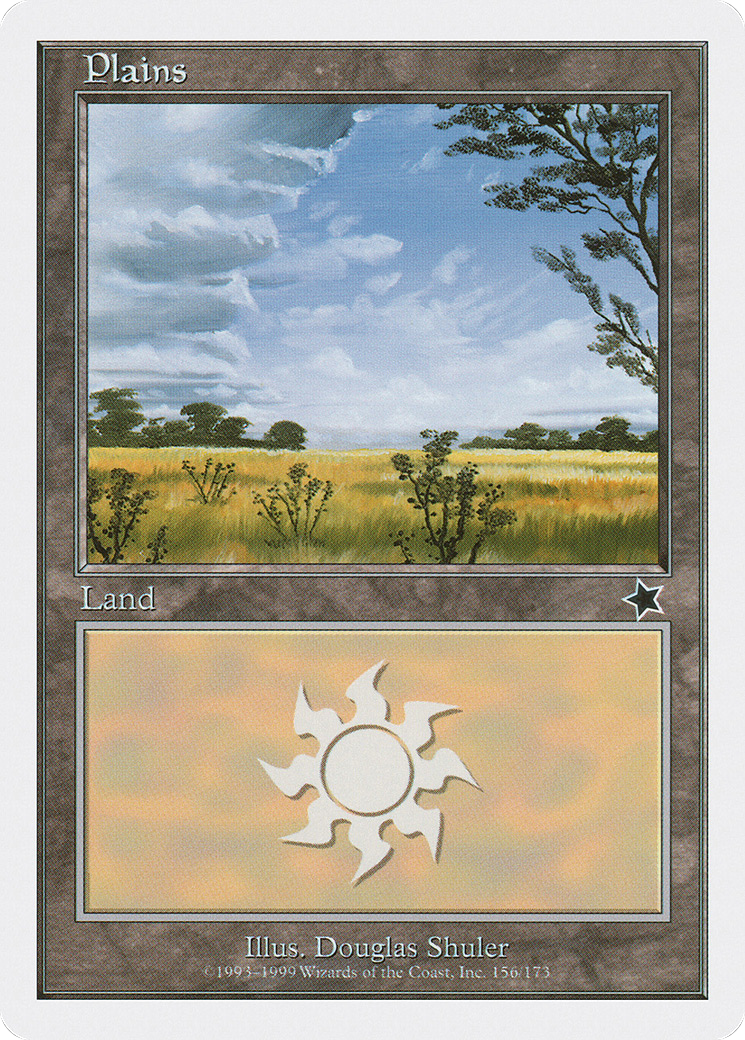 Plains (S99-156) - Starter 1999 - Premium MTG Single from Wizards of the Coast - Just $0.25! Shop now at Game Crave Tournament Store