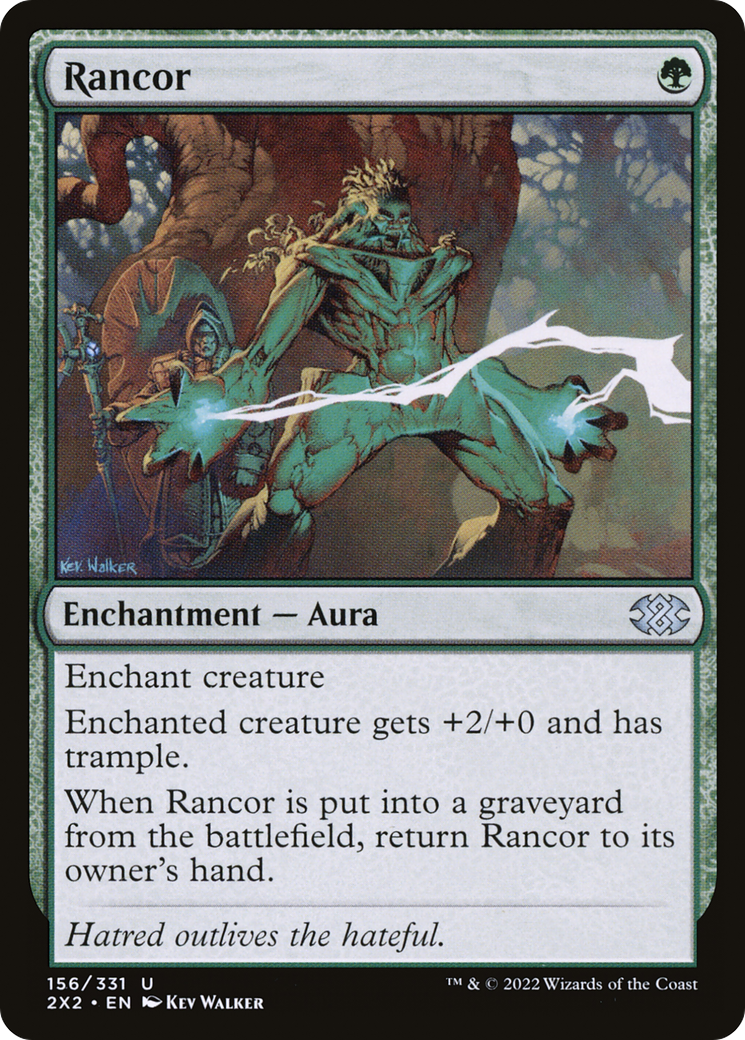 Rancor (2X2-156) - Double Masters 2022 - Premium MTG Single from Wizards of the Coast - Just $0.49! Shop now at Game Crave Tournament Store