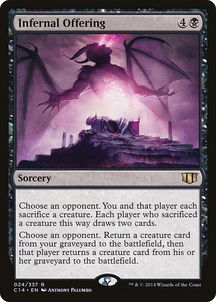 Infernal Offering (C14-024) - Commander 2014 - Premium MTG Single from Wizards of the Coast - Just $0.08! Shop now at Game Crave Tournament Store