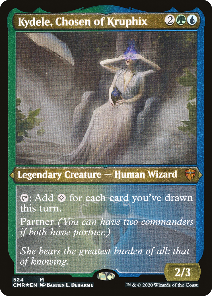 Kydele, Chosen of Kruphix (CMR-524) - Commander Legends Etched Foil - Premium MTG Single from Wizards of the Coast - Just $2.74! Shop now at Game Crave Tournament Store