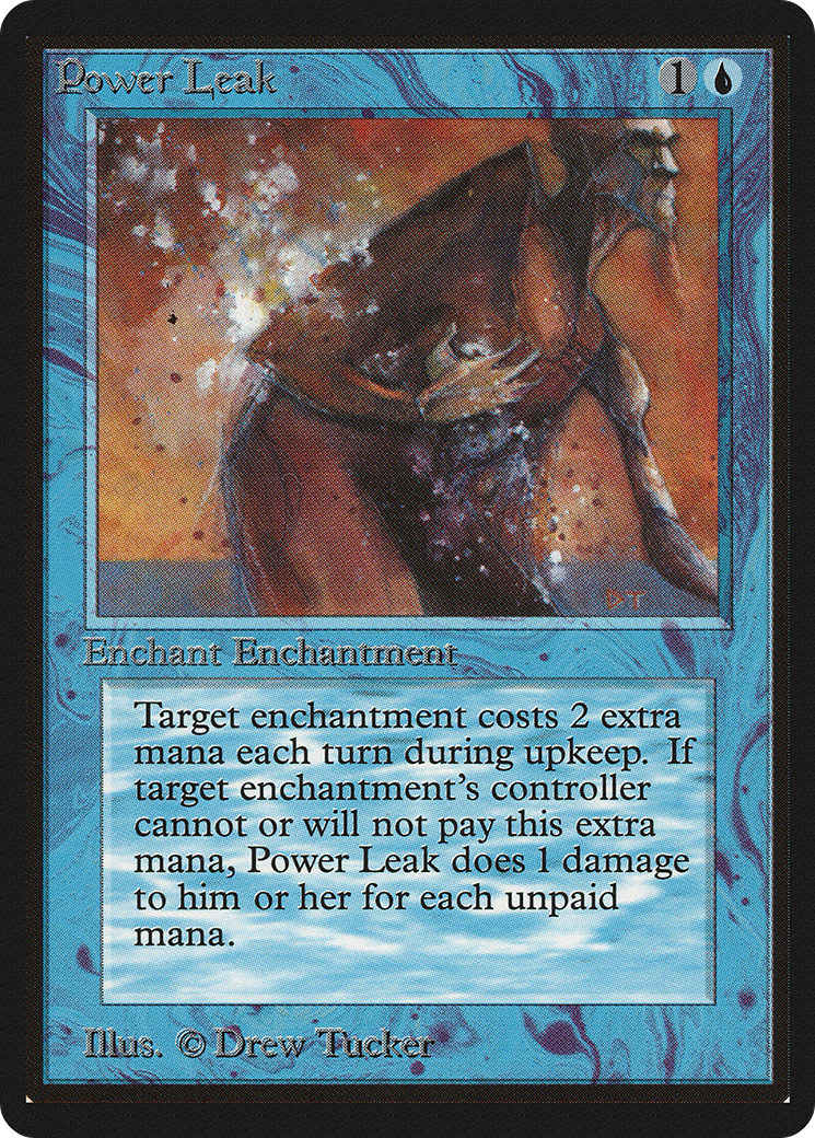 Power Leak (LEB-072) - Limited Edition Beta - Premium MTG Single from Wizards of the Coast - Just $1.16! Shop now at Game Crave Tournament Store