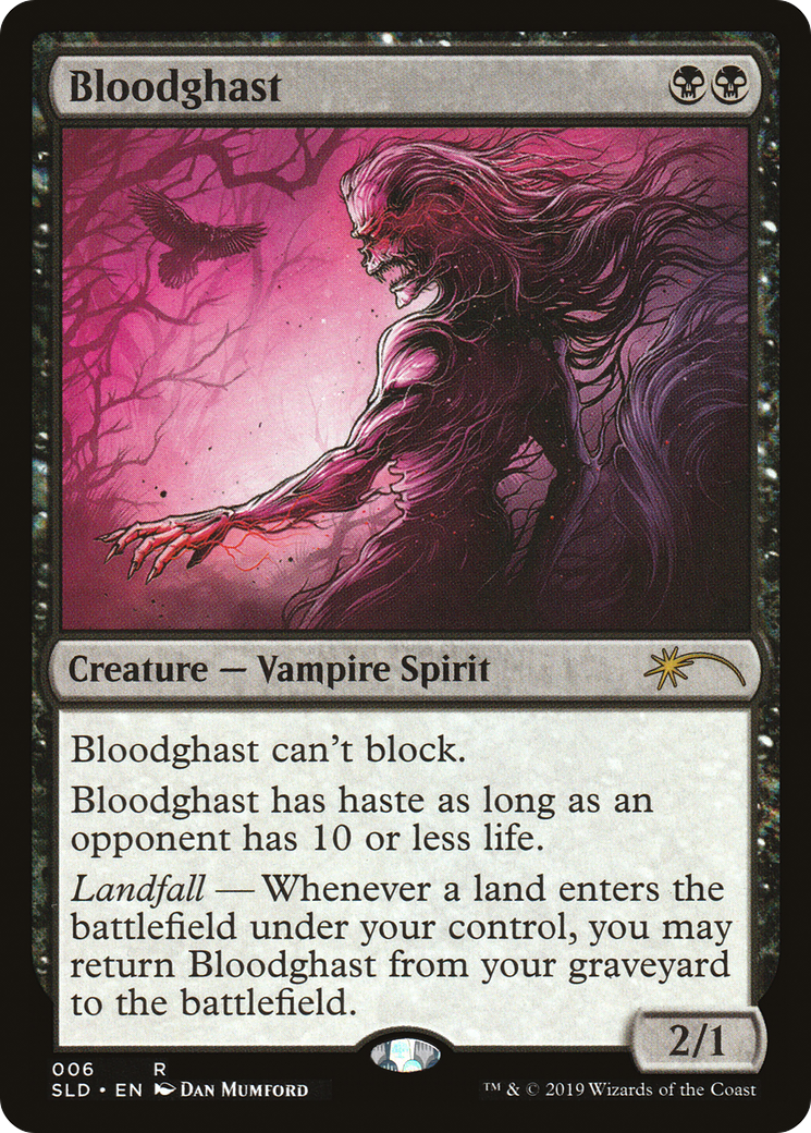 Bloodghast (SLD-006) - Secret Lair Drop - Premium MTG Single from Wizards of the Coast - Just $3.03! Shop now at Game Crave Tournament Store