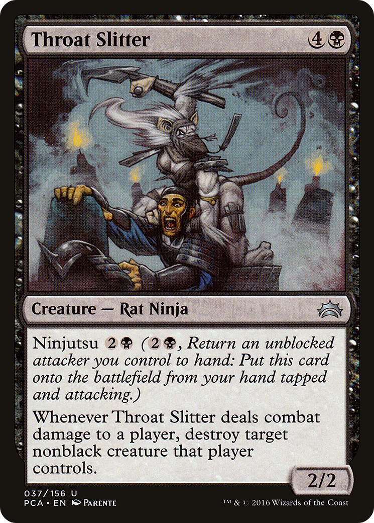 Throat Slitter (PCA-037) - Planechase Anthology - Premium MTG Single from Wizards of the Coast - Just $1.82! Shop now at Game Crave Tournament Store