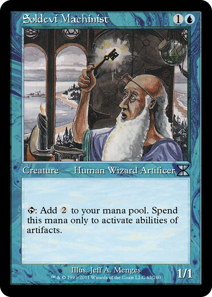 Soldevi Machinist (ME4-063) - Masters Edition IV Foil - Premium MTG Single from Wizards of the Coast - Just $0! Shop now at Game Crave Tournament Store